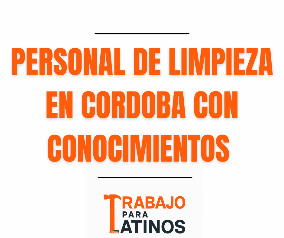 personal de limpieza en Cordoba
