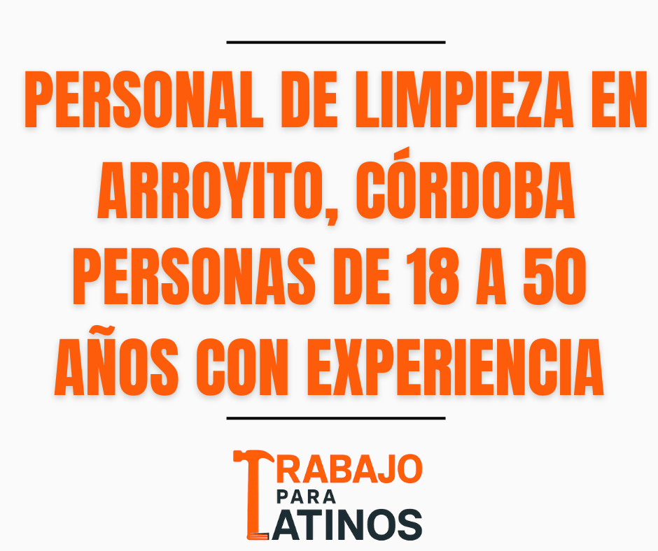 personal de limpieza en Cordoba
