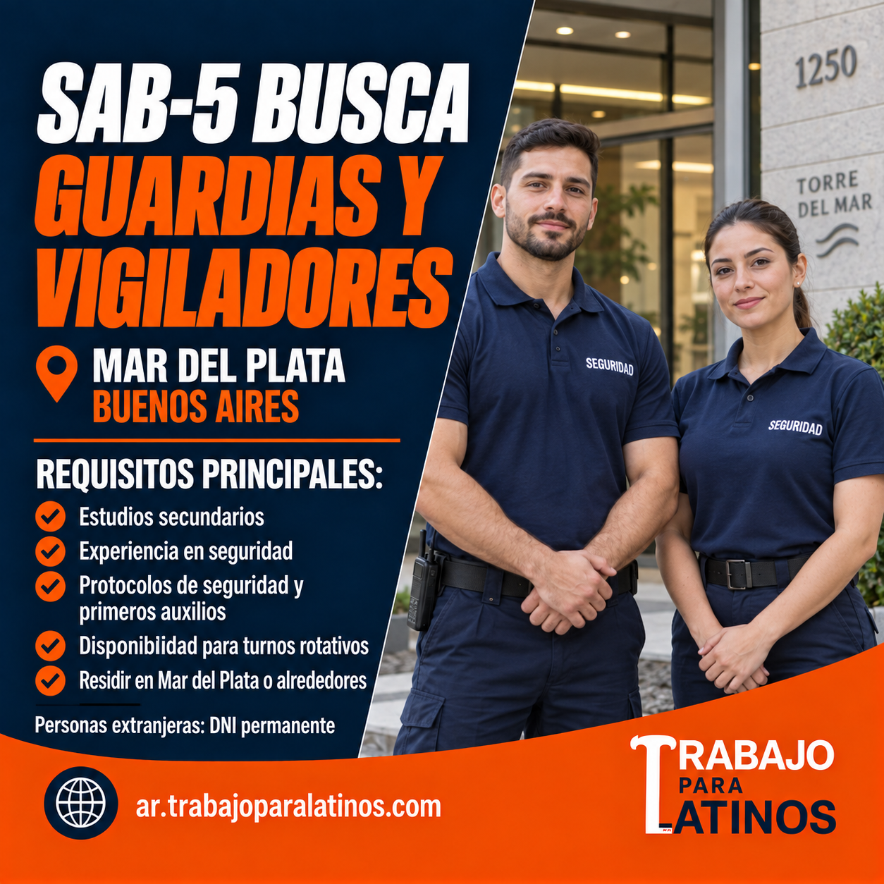 guardias y vigiladores en Mar del Plata
