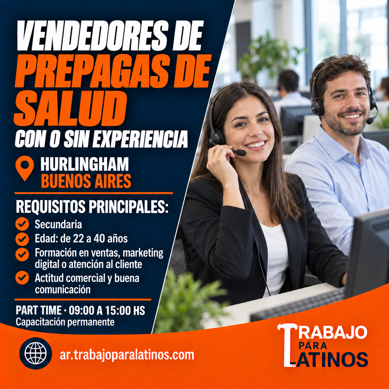 vendedores de prepagas de salud en Hurlingham